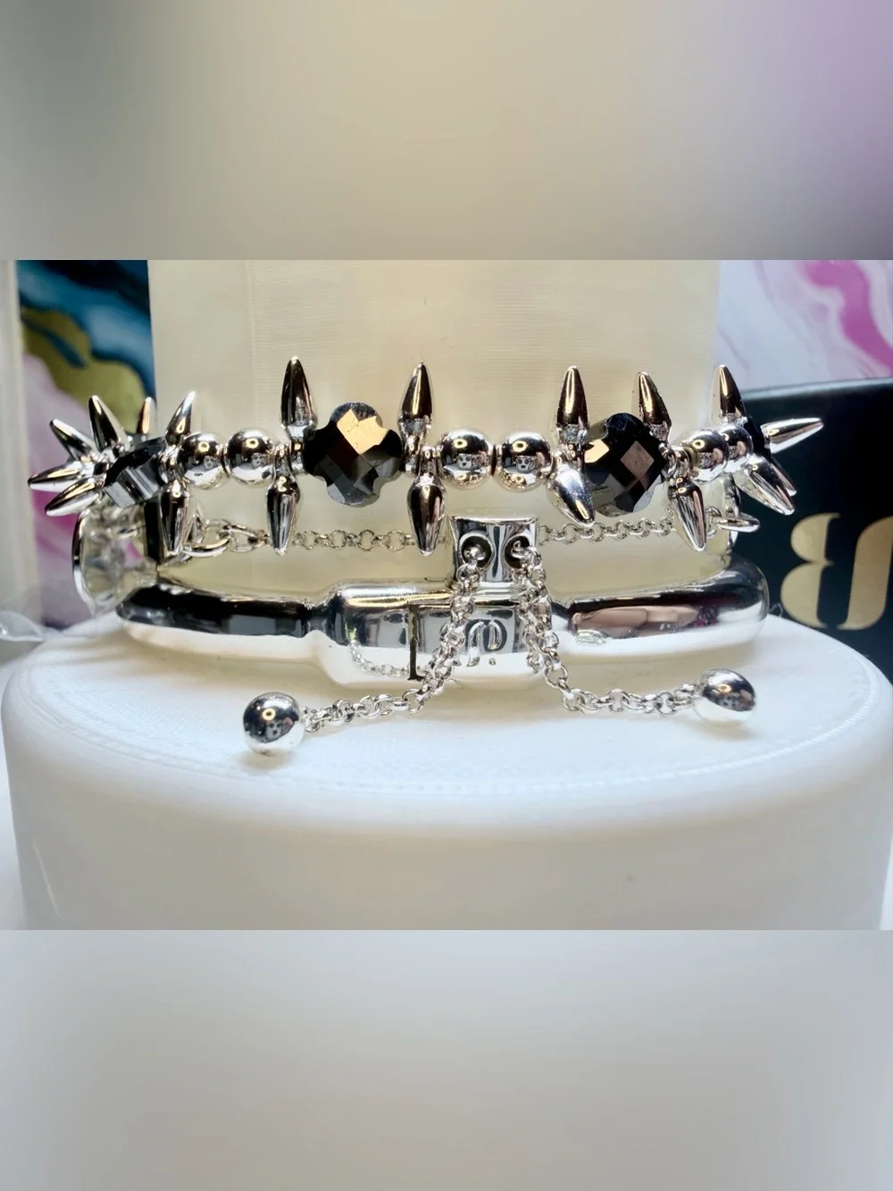 Bomb Party 2024 Fall Luxe Stack- “She’s Got That Edge” on Silver Plating RBP7811
